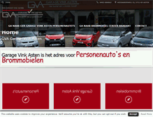 Tablet Screenshot of garagevink.nl